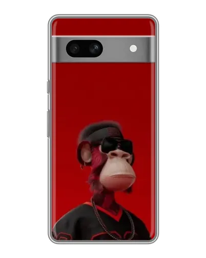 Чохол для OPPO K15s з картинкою «Bored Ape в червоному»