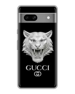 Чехол для OPPO K15s с картинкой «Gucci — серебряный лев»