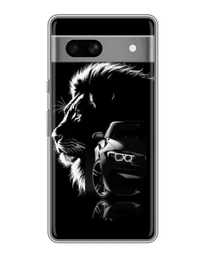 Чохол для OPPO K15s з картинкою «BMW та лев»