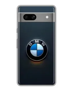 Чехол для OPPO K15s с картинкой «Логотип BMW — минимализм»