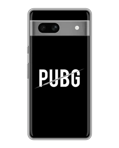 Чохол для OPPO K15s з картинкою «PUBG — білий логотип»