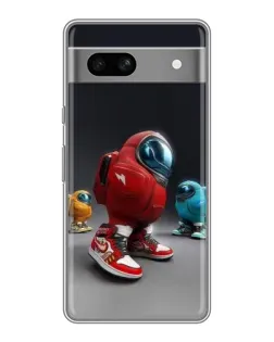 Чехол для OPPO K15s с картинкой «Among Us — 3D стиль»