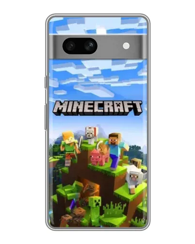 Чохол для OPPO K15s з картинкою «Minecraft класичний світ»