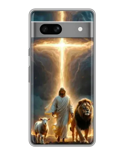 Чехол для OPPO K15s с картинкой «Лев Иуды и Свет»