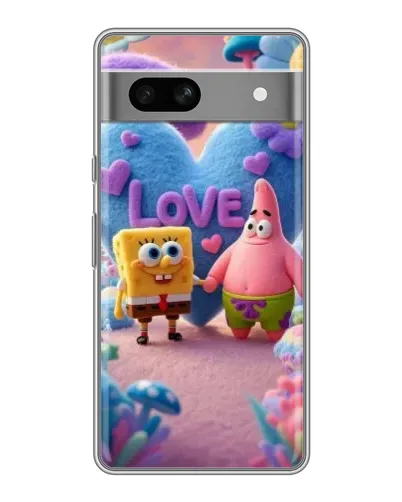 Чохол для OPPO K15s з картинкою «Губка Боб Патрік»