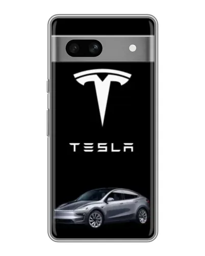 Чохол для OPPO K15s з картинкою «Tesla Model Y»