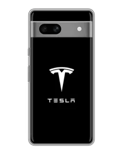 Чехол для OPPO K15s с картинкой «Tesla White Logo»
