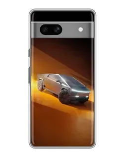Чехол для OPPO K15s с картинкой «Cybertruck в пустыне»