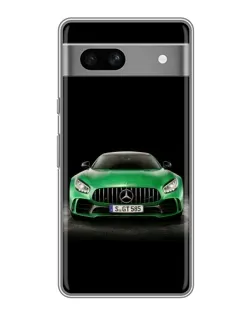 Чехол для OPPO K15s с картинкой «Mercedes — неоновый лого»