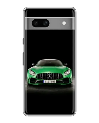 Чохол для OPPO K15s з картинкою «Mercedes — неоновий лого»