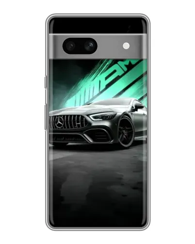Чохол для OPPO K15s з картинкою «Темний Mercedes AMG»