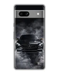 Чехол для OPPO K15s с картинкой «Mercedes в дыму»