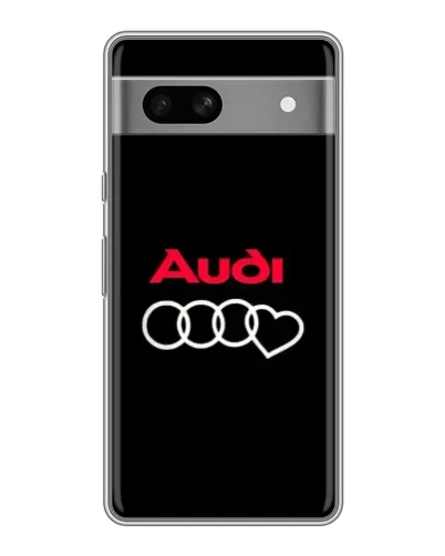 Чохол для OPPO K15s з картинкою «Логотип Audi Heart»