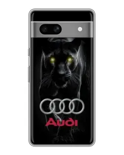 Чехол для OPPO K15s с картинкой «Пантера и Audi»