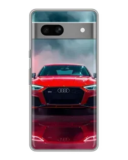Чехол для OPPO K15s с картинкой «Audi RS — красный стиль»