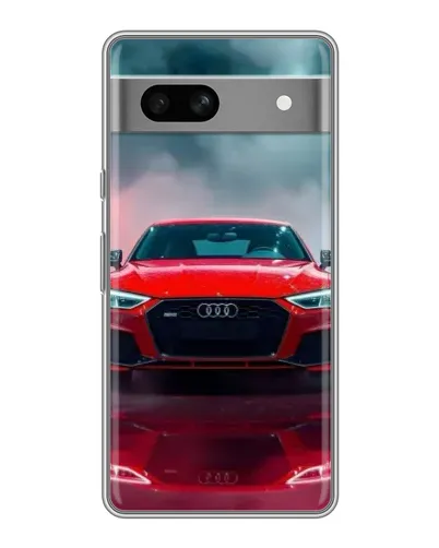 Чохол для OPPO K15s з картинкою «Audi RS — червоний стиль»
