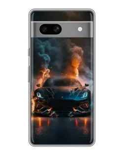 Чехол для OPPO K15s с картинкой «Lamborghini дымная эстетика»