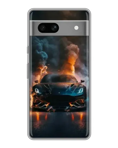 Чохол для OPPO K15s з картинкою «Lamborghini димна естетика»