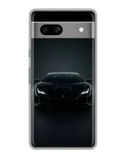 Чехол для OPPO K15s с картинкой «Черный Lamborghini Aventador»