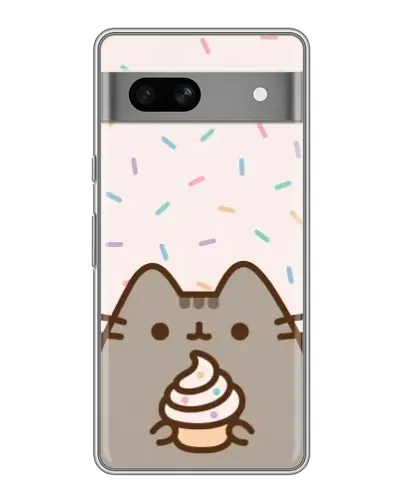Чохол для OPPO K15s з картинкою «Пушин з кексом»