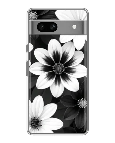 Чохол для OPPO K15s з картинкою «Монохромні айстри»