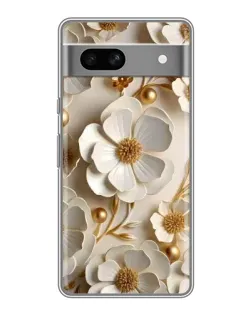 Чохол для OPPO K15s з картинкою «Білі паперові квіти»