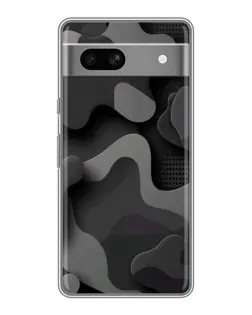 Чехол для OPPO K15s с картинкой «Темный абстрактный камуфляж»
