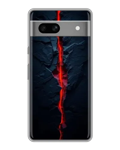 Чохол для OPPO K15s з картинкою «Червона лавова тріщина»