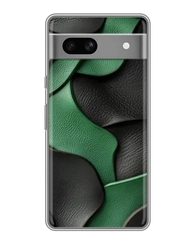 Чохол для OPPO K15s з картинкою «Зелені шкіряні хвилі»