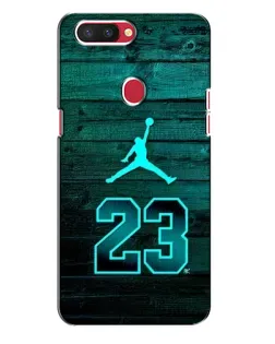 Чехол для OPPO R11s с картинкой «Jordan Cyan 23»