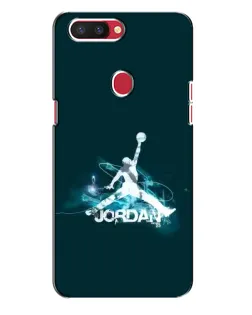 Чехол для OPPO R11s с картинкой «Jordan Blue Fire»