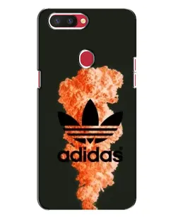 Чехол для OPPO R11s с картинкой «Оранжевый дым Adidas»