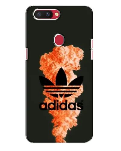 Чехол для OPPO R11s с картинкой «Оранжевый дым Adidas»