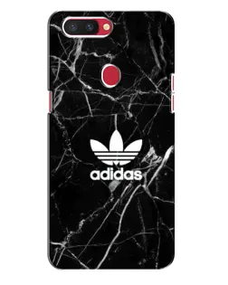 Чехол для OPPO R11s с картинкой «Белый мрамор Adidas»