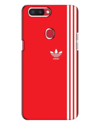 Чехол для OPPO R11s с картинкой «Красный минимализм Adidas»
