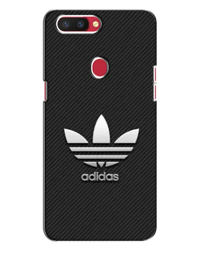 Чехол для OPPO R11s с картинкой «Adidas Карбоновая текстура»