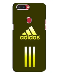 Чехол для OPPO R11s с картинкой «Оливковый градиент Adidas»