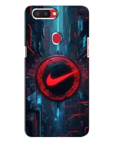 Чехол для OPPO R11s с картинкой «Техногенный стиль Nike»
