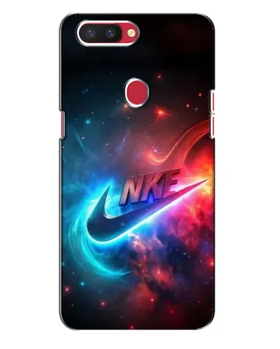 Чехол для OPPO R11s с картинкой «Огненный логотип Nike»