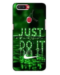 Чехол для OPPO R11s с картинкой «Зеленый неоновый Nike»