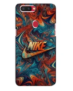 Чехол для OPPO R11s с картинкой «Nike в абстракции»