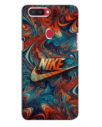 Чехол для OPPO R11s с картинкой «Nike в абстракции»