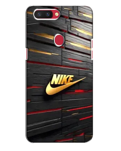 Чехол для OPPO R11s с картинкой «Золотой Nike на металле»