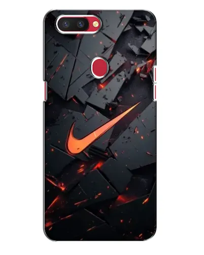 Чехол для OPPO R11s с картинкой «Nike — эффект разломов»