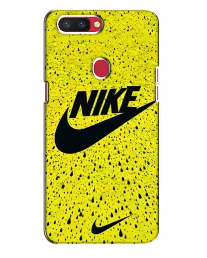 Чехол для OPPO R11s с картинкой «Желтый текстурный Nike»