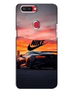 Чехол для OPPO R11s с картинкой «Nike и суперкар»