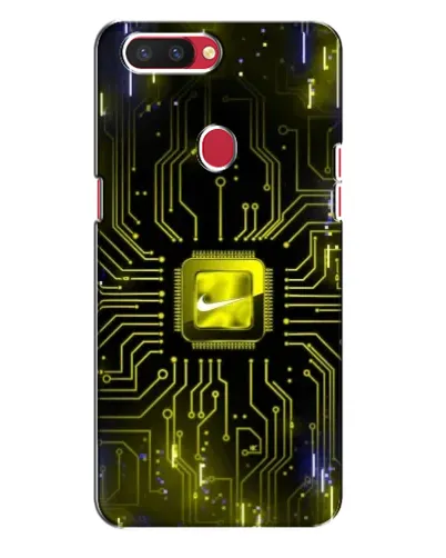 Чехол для OPPO R11s с картинкой «Nike — золотая искра»