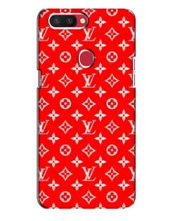Чехол для OPPO R11s с картинкой «Яркий паттерн LV»