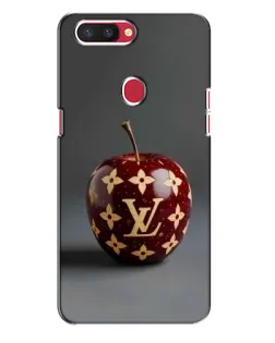 Чехол для OPPO R11s с картинкой «Красное яблоко LV»