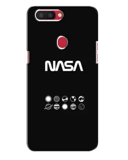 Чехол для OPPO R11s с картинкой «NASA — технический принт»